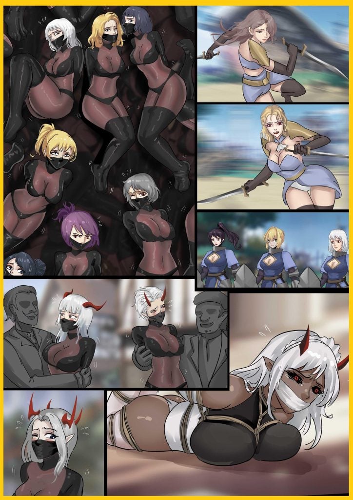 《强大魔王中陷阱——帝国篇02 》数十万士兵同时被拘束 乳胶人棍被堆成山 剧情复杂-5元站