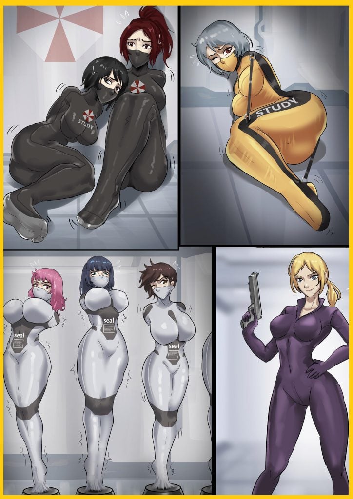 《生化危机——绝美全包女囚02》女囚监狱 无数美女被各种不同状态囚禁玩弄-5元站