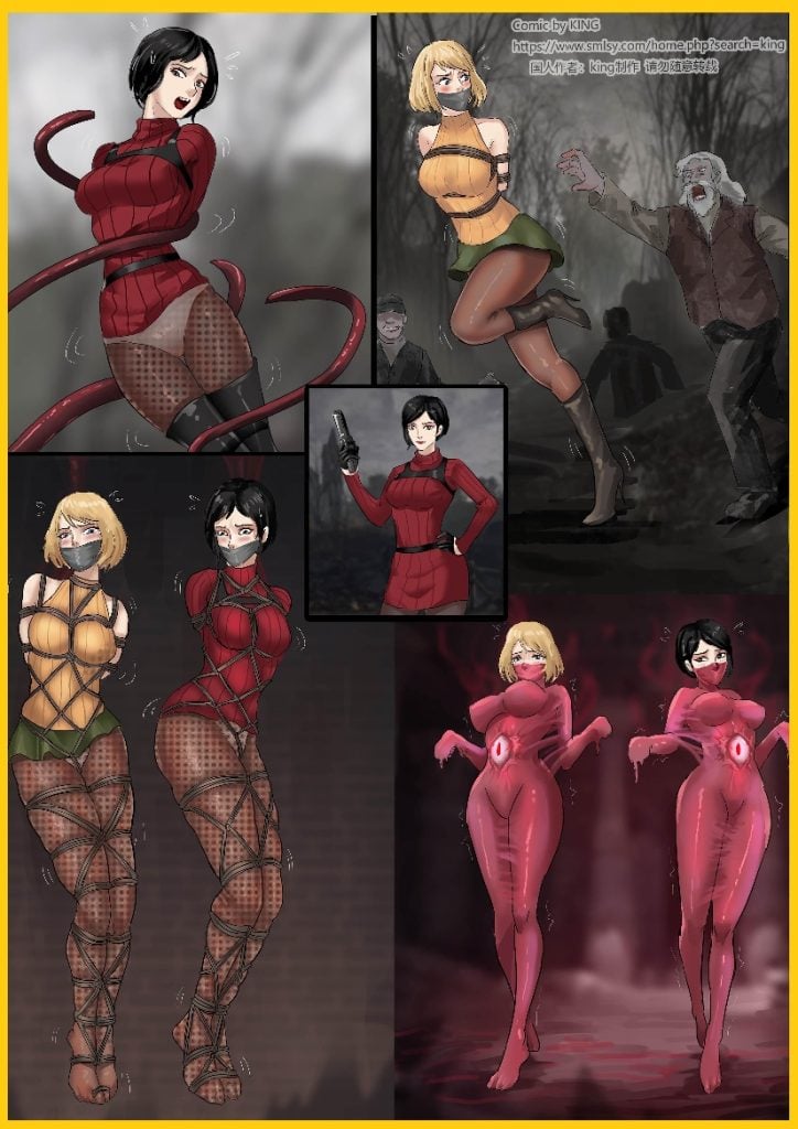 《生化危机4重置版 绝美双缚》今年超精彩佳作 阿什利和艾达双双被密集紧缚 寄生改造肆意玩弄-5元站