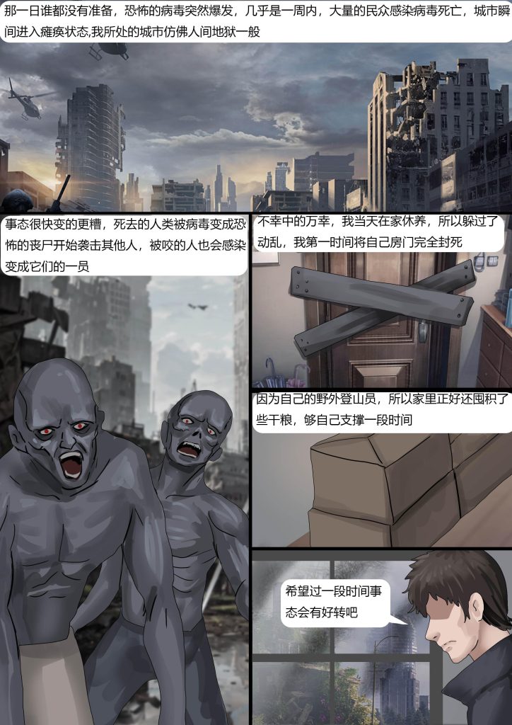 图片[2]-《末日缚影01 》末世僵尸横行 挣扎求生 偶遇逃跑的千金小姐 使计捆绑玩弄-5元站