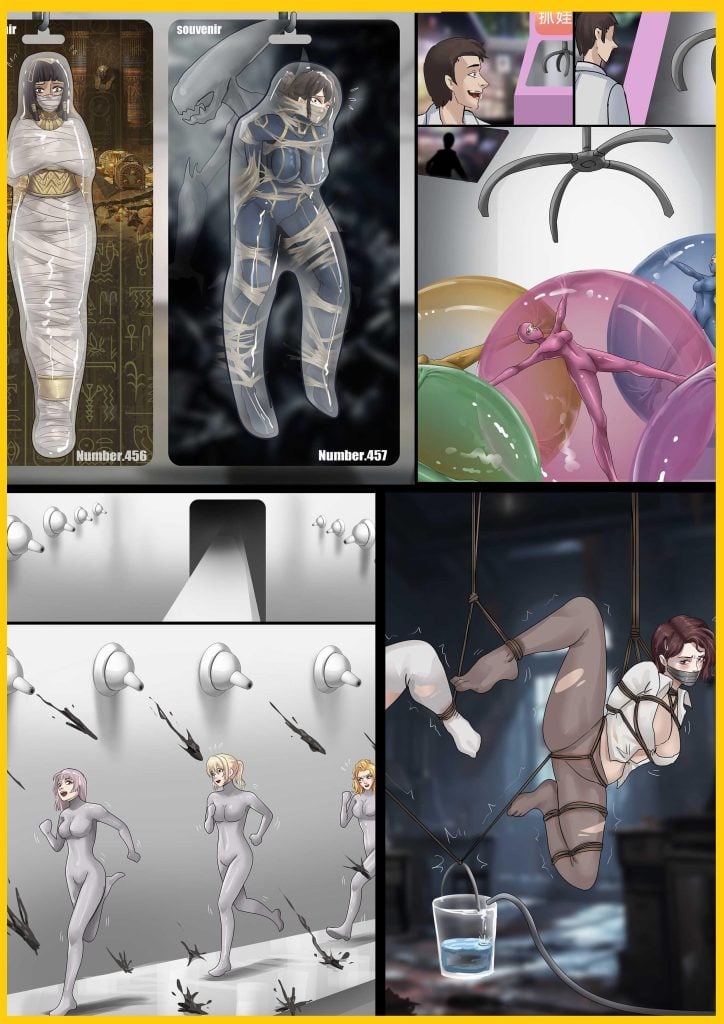 《木眉星漫画化！——02女奴游戏厅 》女奴星球 超有创意的女奴游戏机厅-5元站