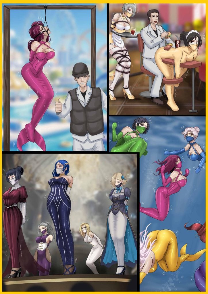 《木眉星漫画化！——03性感play游戏 》女奴星球 美女贵族舞会 新奇美人鱼钓鱼-5元站