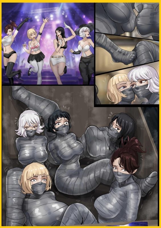 [King]《超模女团被绑架成木乃伊 》性感女团被盯上变成一个个木乃伊 超精彩的木乃伊群缚-5元站