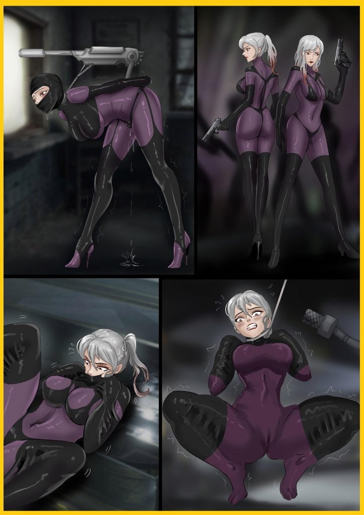 《奇怪的美女杀手 》强势性感的紧身衣杀手 其实是被拘束控制的可怜美女-5元站