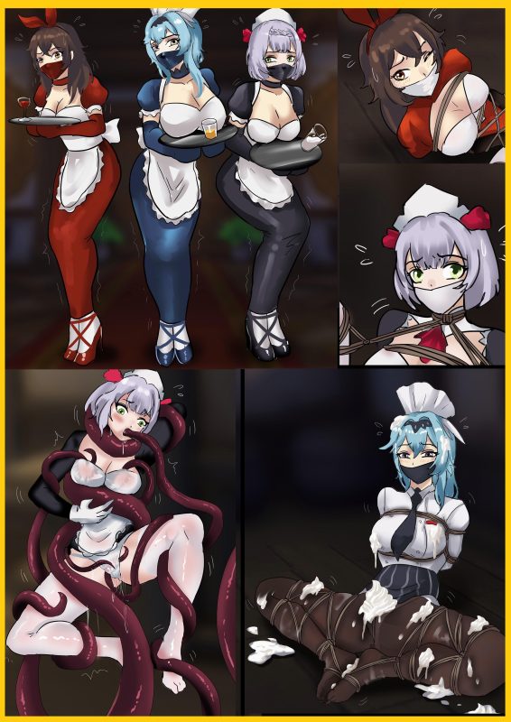 [King]《原神缚——2周年！拘束特典》首次三人拘束，绳缚！拘束衣！触手！黏液！丰富玩法 剧情有趣！ - 5元站-5元站