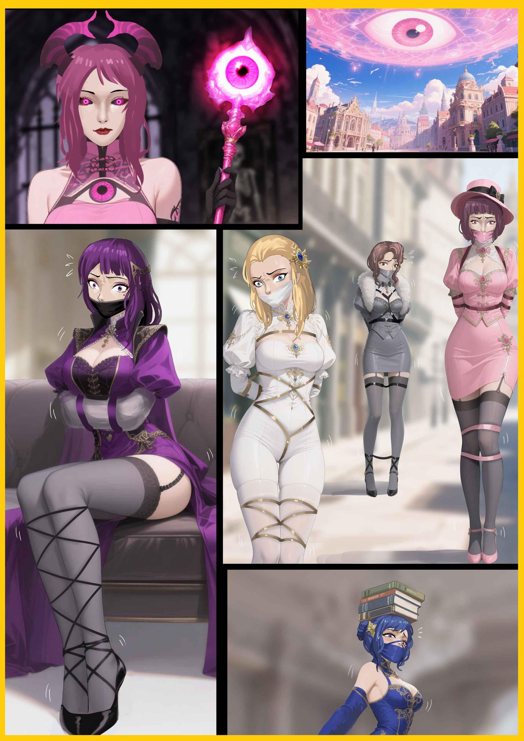 图片[1]-[King]《强大魔王中陷阱—番外篇 诡缚城市01 》魔王将整个城市催眠 世间规则被修改 城市贵妇们变成紧缚丽人 - 5元站-5元站