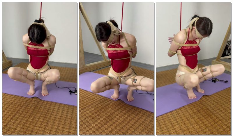 【眼眸出品】第三十五部《M腿垫脚+单腿蹲垫脚+狗爬环》（上集-视频-5元站