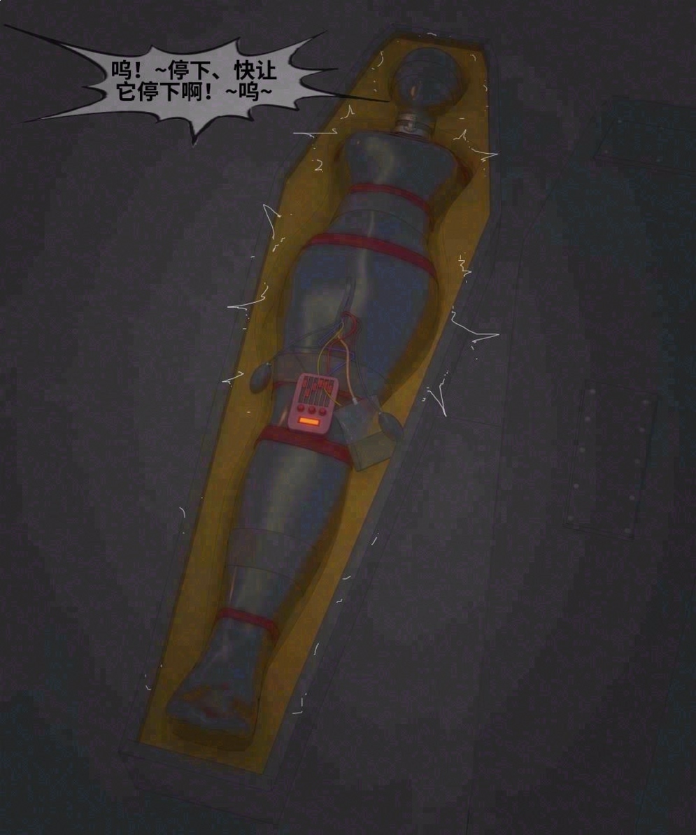 图片[2]-新 百合互虐：16-18：感官封闭、可怕的深喉训练、乳胶禁锢、木乃伊包裹、打包装箱 - 5元站-5元站