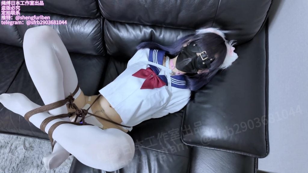 【绳缚日本】「超一小时微剧情」真实JK痴女放学后的日常，不下十次gc，超绝呼吸抑制，猛烈颤抖！➕白丝自慰，雪糕侍奉➕单手套➕股绳牵引➕电击震动-视频-5元站