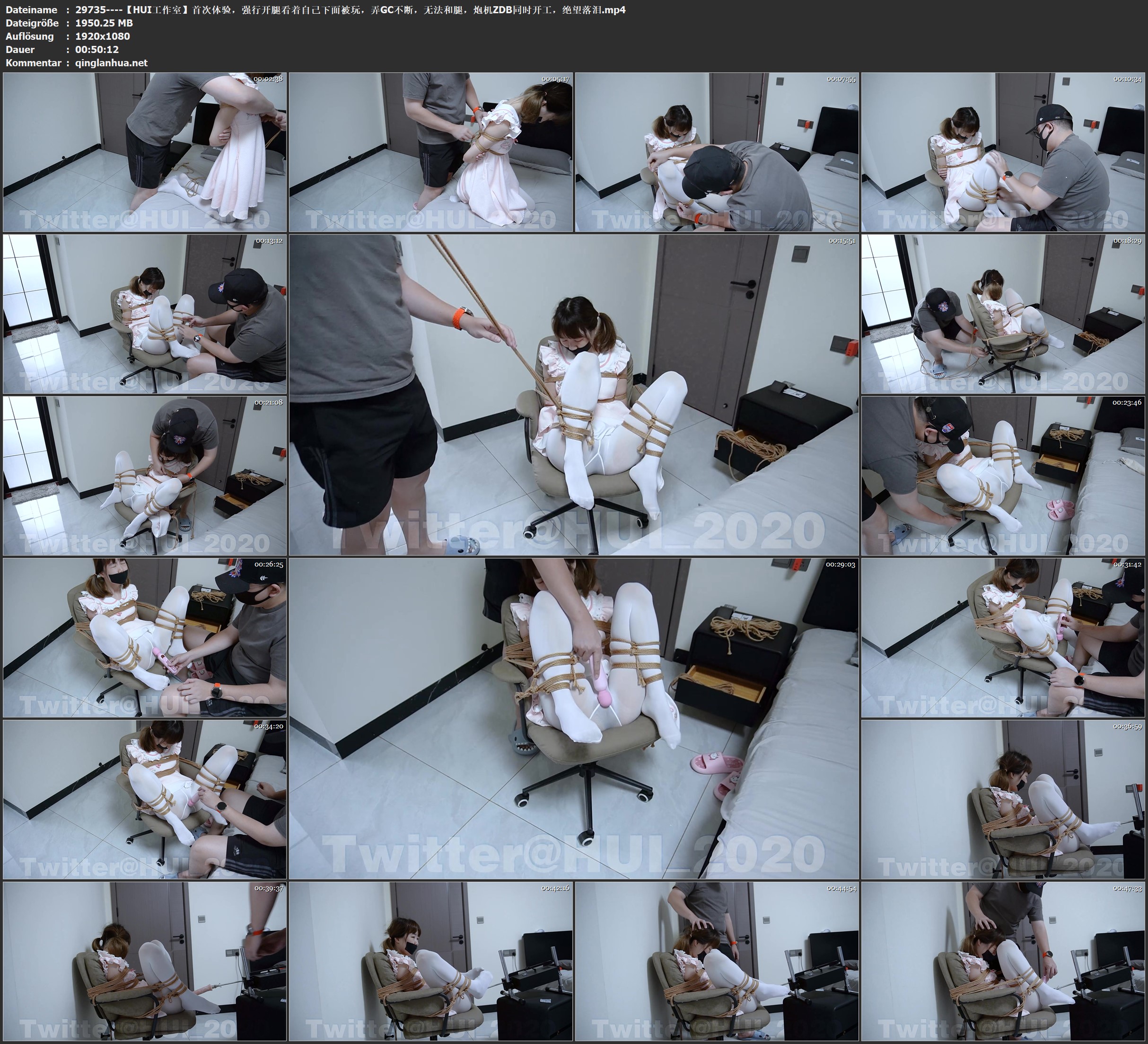 图片[3]-【HUI工作室】首次体验，强行开腿看着自己下面被玩，弄GC不断，无法和腿，炮机ZDB同时开工，绝望落泪 - 视频-5元站-视频-5元站