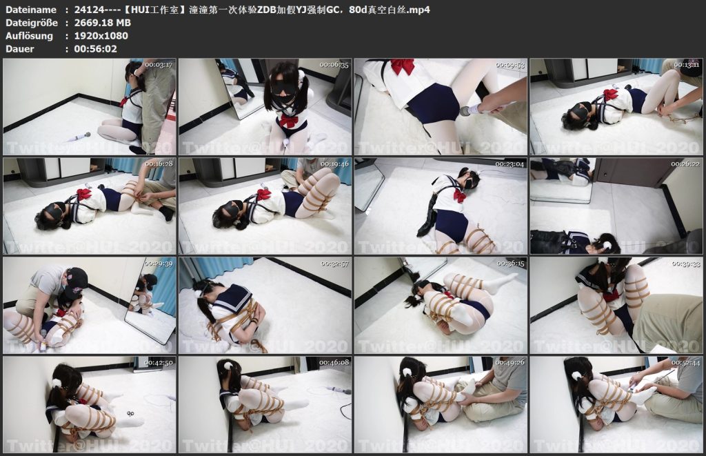图片[4]-【HUI工作室】潼潼第一次体验ZDB加假YJ强制GC，80d真空白丝-视频-5元站