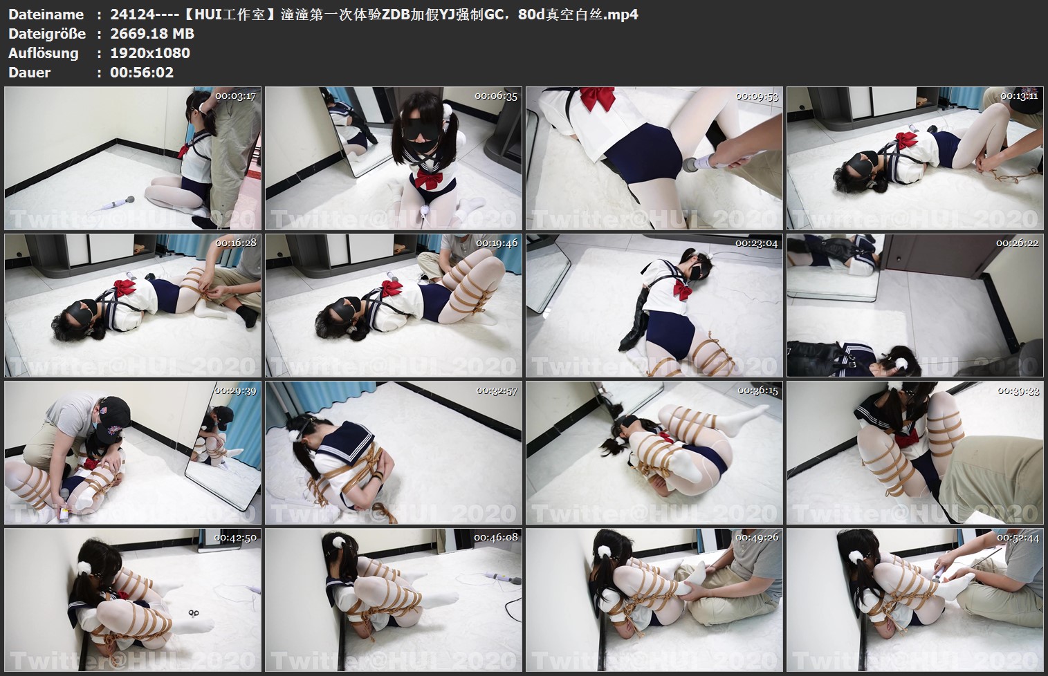 图片[4]-【HUI工作室】潼潼第一次体验ZDB加假YJ强制GC，80d真空白丝 - 视频-5元站-视频-5元站