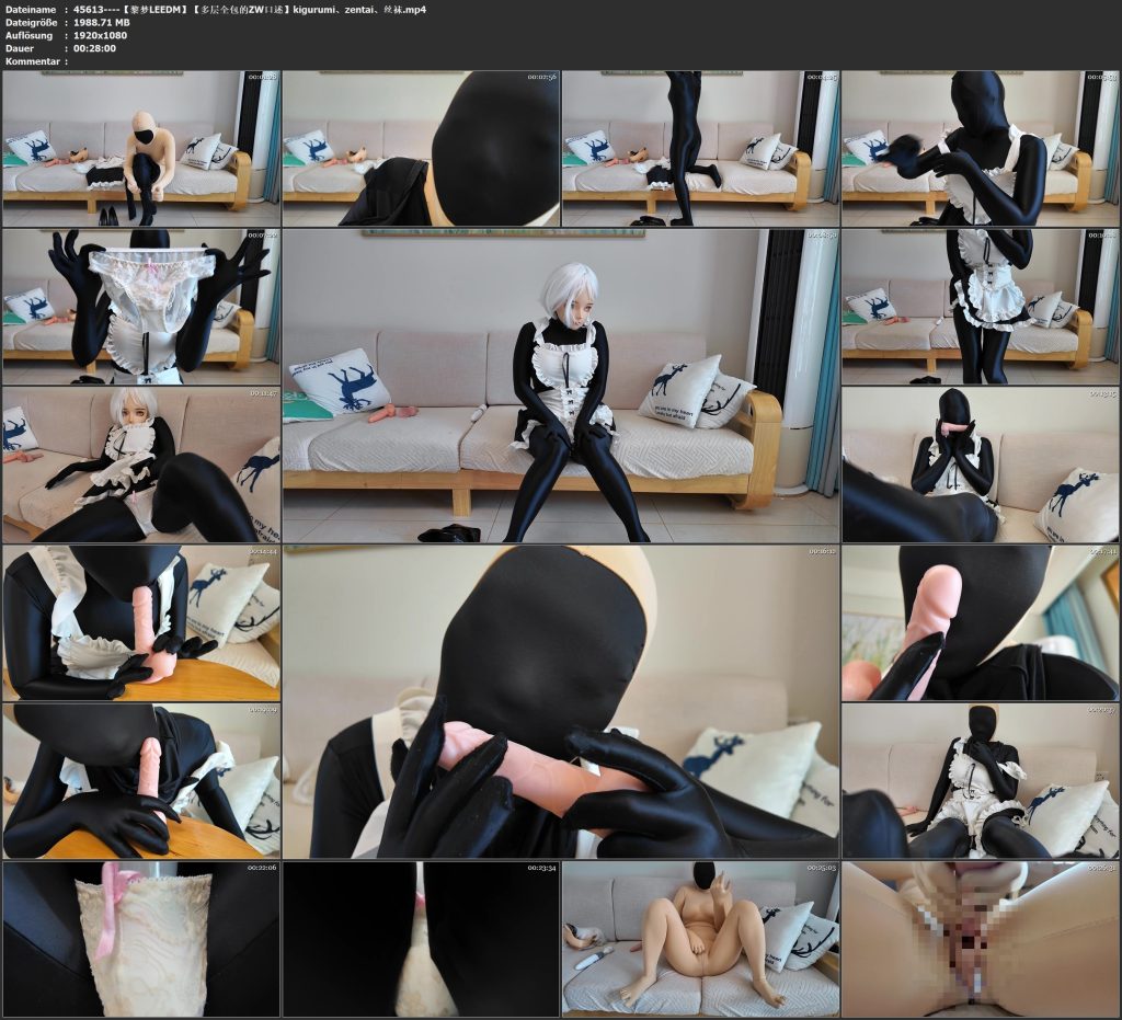 图片[3]-【黎梦LEEDM】【多层全包的ZW口述】kigurumi、zentai、丝袜-视频-5元站