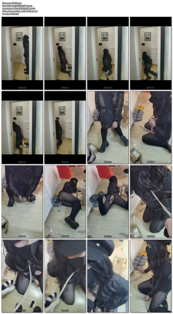 图片[2]-【hx0532】勾引外卖小哥的真实经历（实拍）~要求小哥帮忙拔掉尾巴+当着外卖小哥的面插入超长肛条+被外卖小哥试图闷杀+掐脖子（遇到了超大胆外卖小哥）勾引+露出+项圈+尾巴+窒息+肛条-视频-5元站