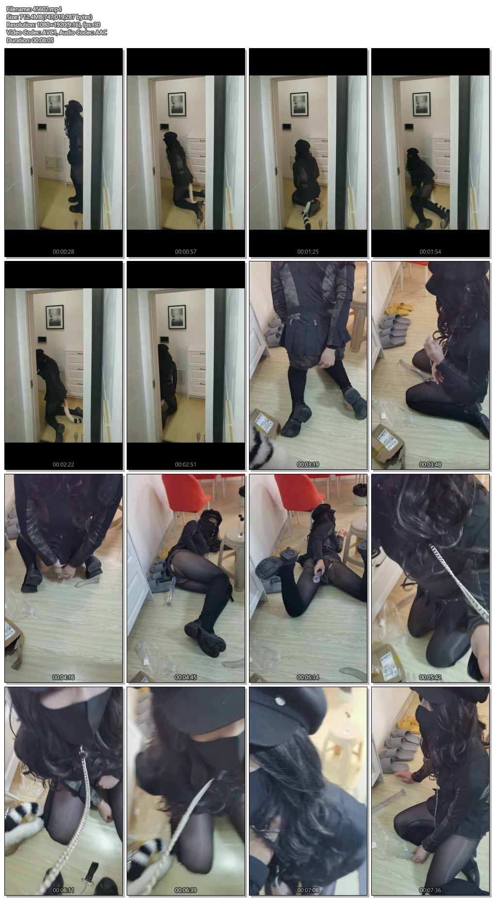 图片[2]-【hx0532】勾引外卖小哥的真实经历（实拍）~要求小哥帮忙拔掉尾巴+当着外卖小哥的面插入超长肛条+被外卖小哥试图闷杀+掐脖子（遇到了超大胆外卖小哥）勾引+露出+项圈+尾巴+窒息+肛条 - 视频-5元站-视频-5元站