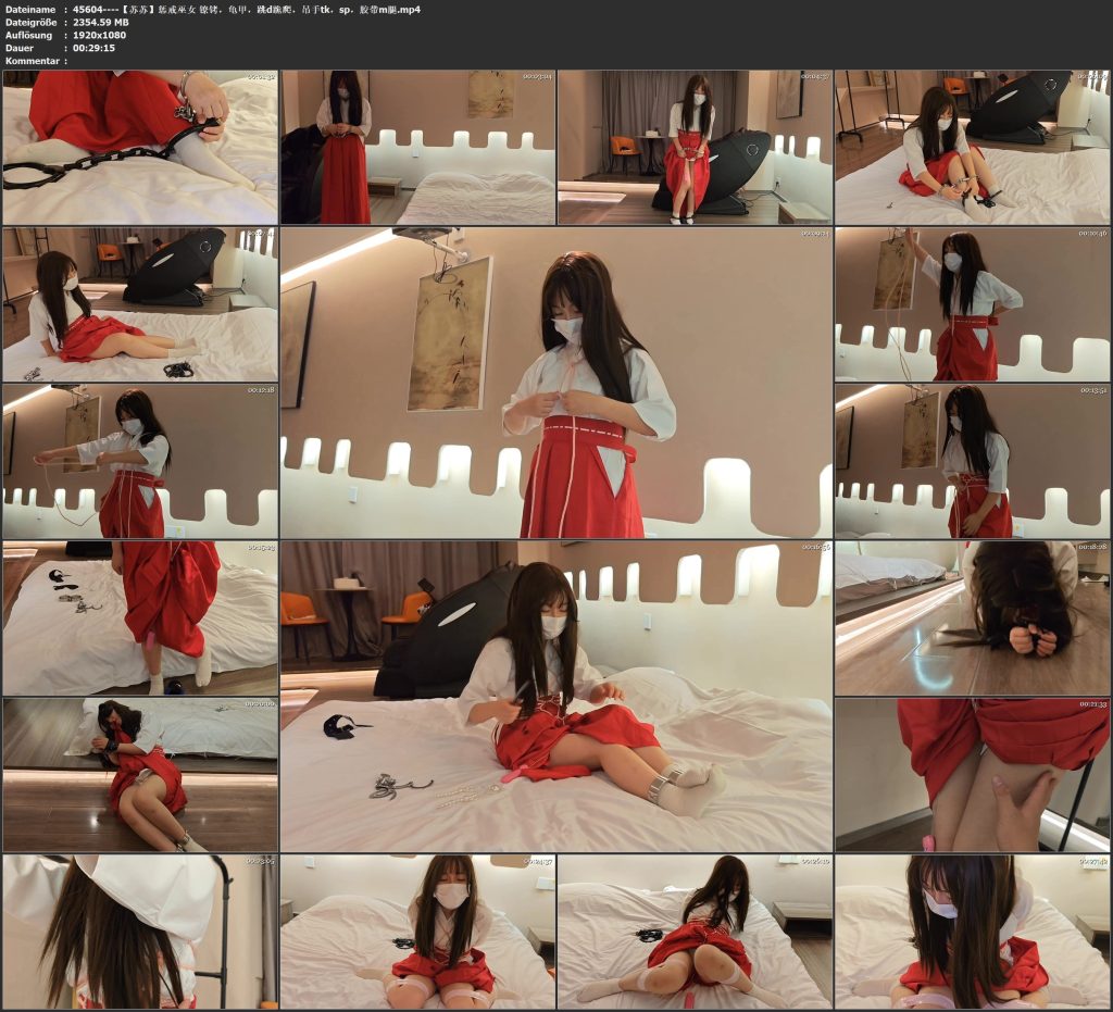 图片[4]-【苏苏】惩戒巫女 镣铐，龟甲，跳d跪爬，吊手tk，sp，胶带m腿-视频-5元站