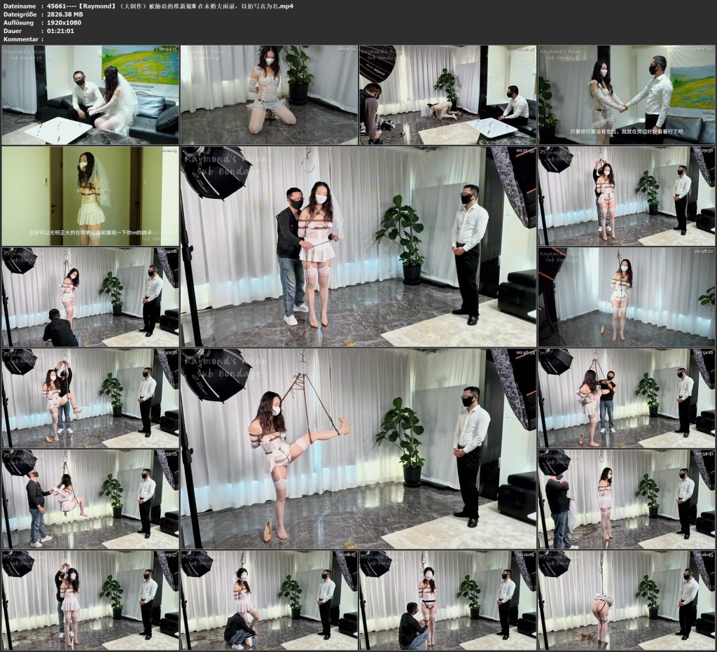 图片[4]-【Raymond】（大制作）被胁迫的准新娘8: 在未婚夫面前，以拍写真为名，一边被TJ一边被拍，还不敢表现的太痛苦（80多分钟/精品剧情/多轮TJ/无内秒潮/13cm高跟/原味内裤堵嘴/夫前/超紧股绳-视频-5元站