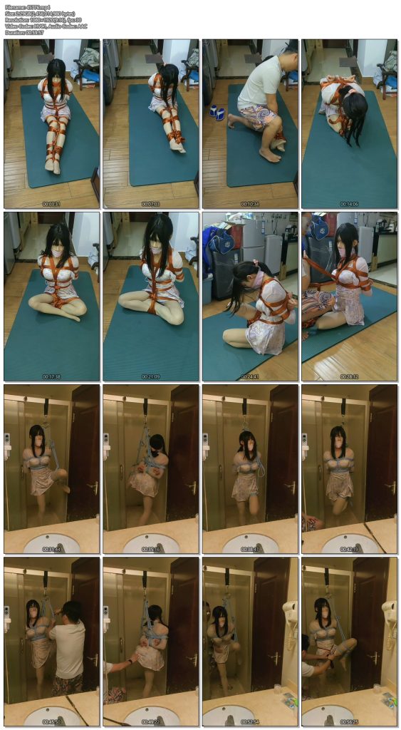 图片[2]-【xxxjj】男娘睡裙绸带紧缚挣扎 胶布封嘴最后单腿吊缚强震-视频-5元站
