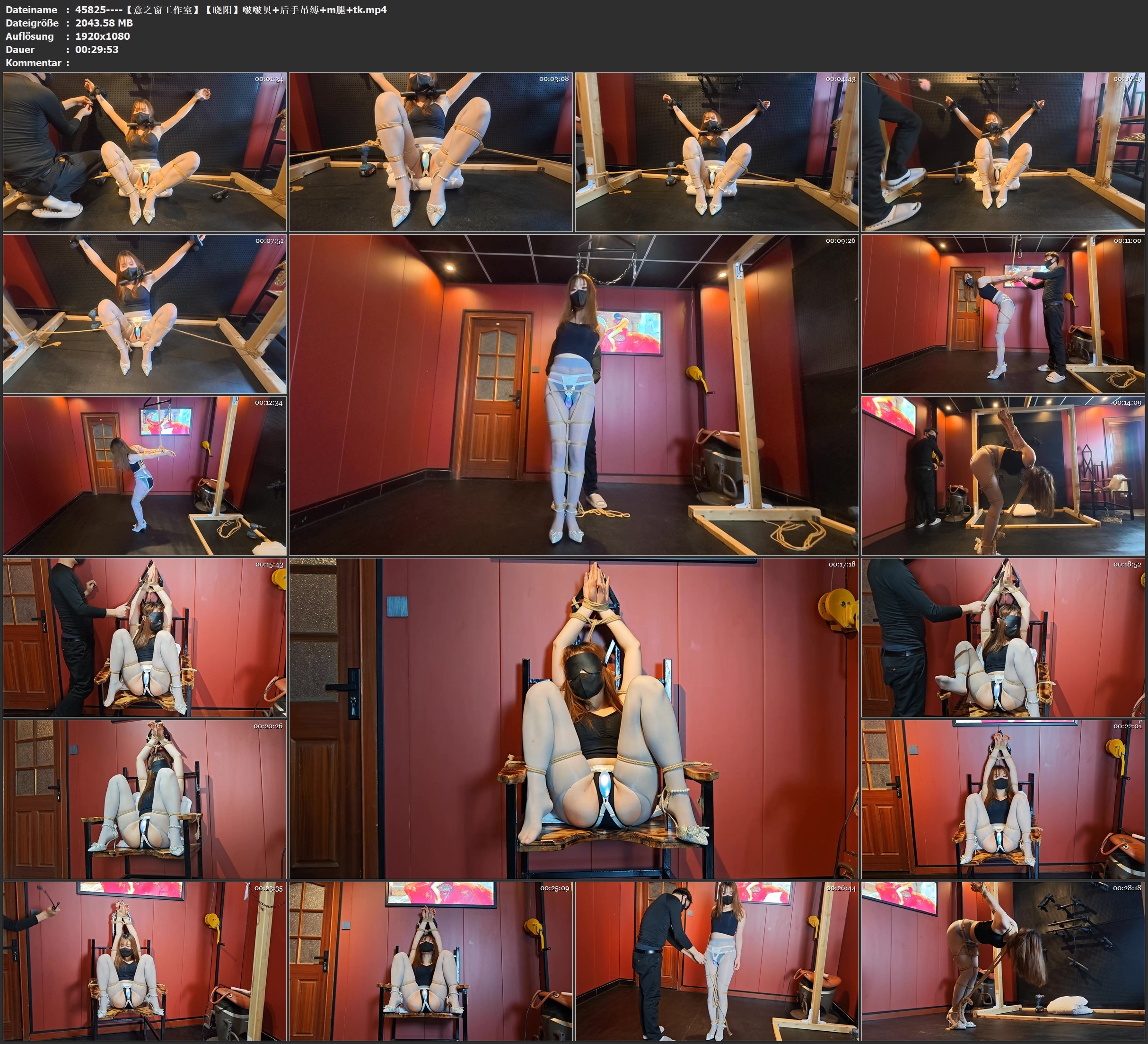 图片[1]-【意之窗工作室】【晓阳】啵啵贝+后手吊缚+m腿+tk - 视频-5元站-视频-5元站