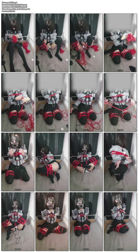 【lyn】男娘宿舍自缚，平板锁，前列腺按摩器-视频-5元站