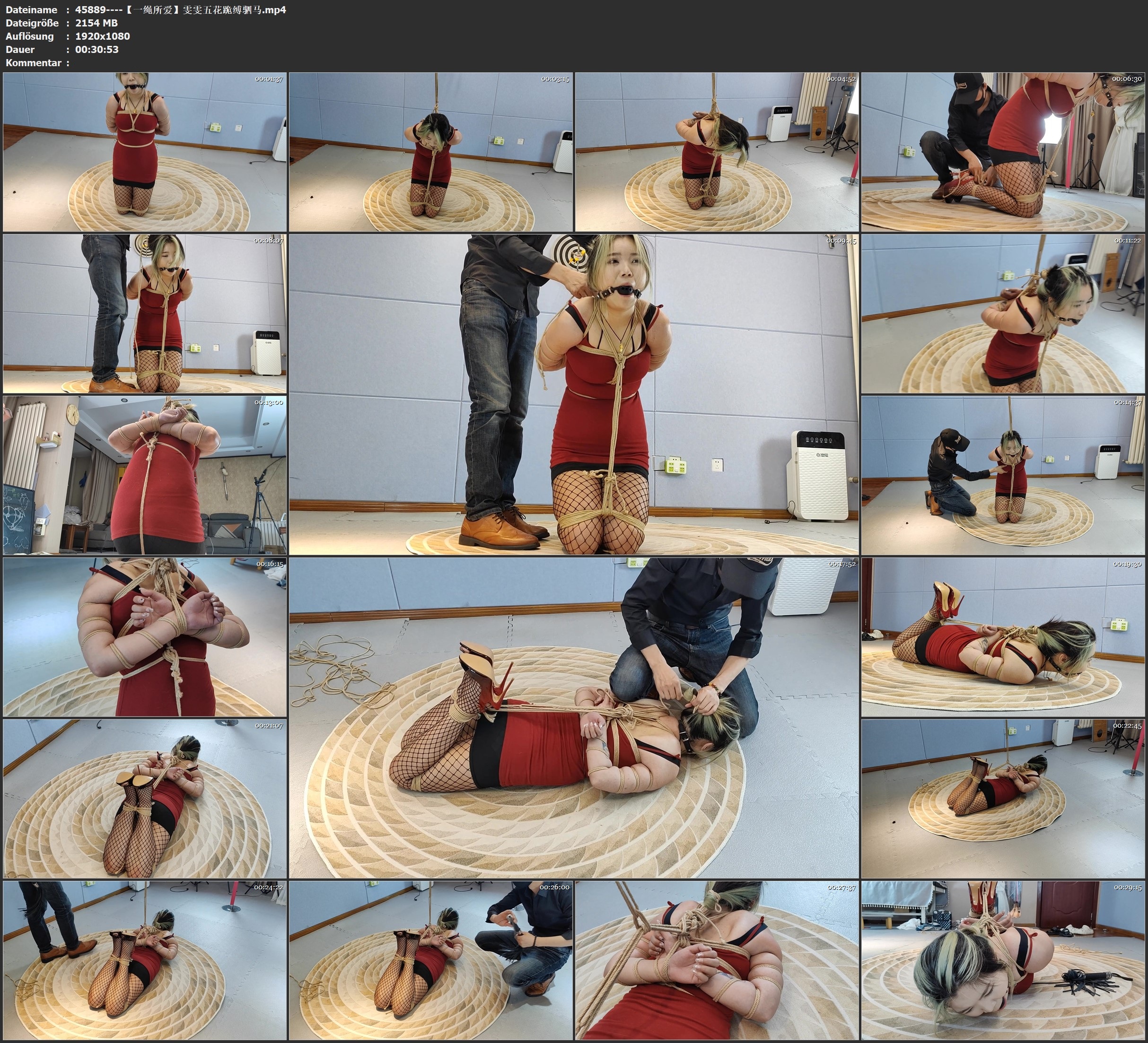 图片[1]-【一绳所爱】雯雯五花跪缚驷马 - 视频-5元站-视频-5元站