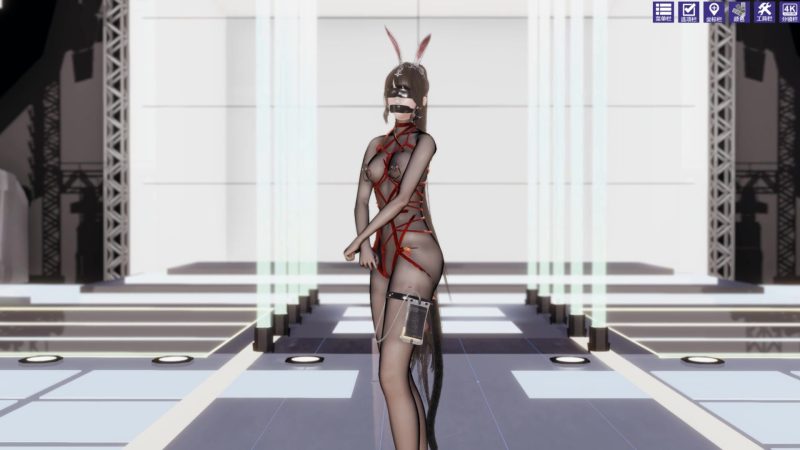 【3D动画】小舞黑丝紧缚舞蹈 口枷 gang sai zdb-视频-5元站