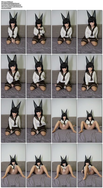 【zentai】油亮肉丝娃娃，先是用快乐棒自嗨，随后上头，再用手抠比糕潮 - 视频-5元站-视频-5元站