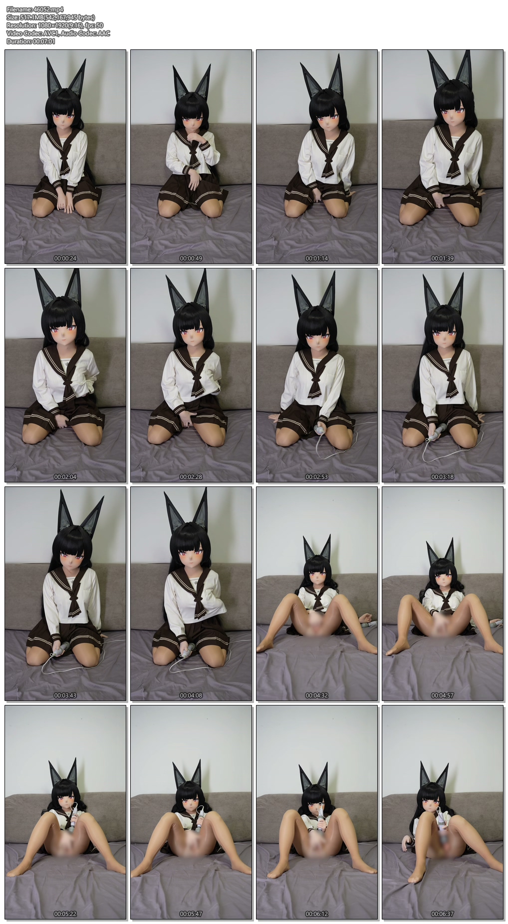 图片[1]-【zentai】油亮肉丝娃娃，先是用快乐棒自嗨，随后上头，再用手抠比糕潮 - 视频-5元站-视频-5元站