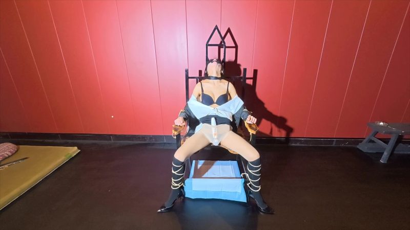 【意之窗工作室】（剧情向）《汤圆》OL风格+丝袜堵嘴 +椅子固定+失禁+震动b+tk-视频-5元站