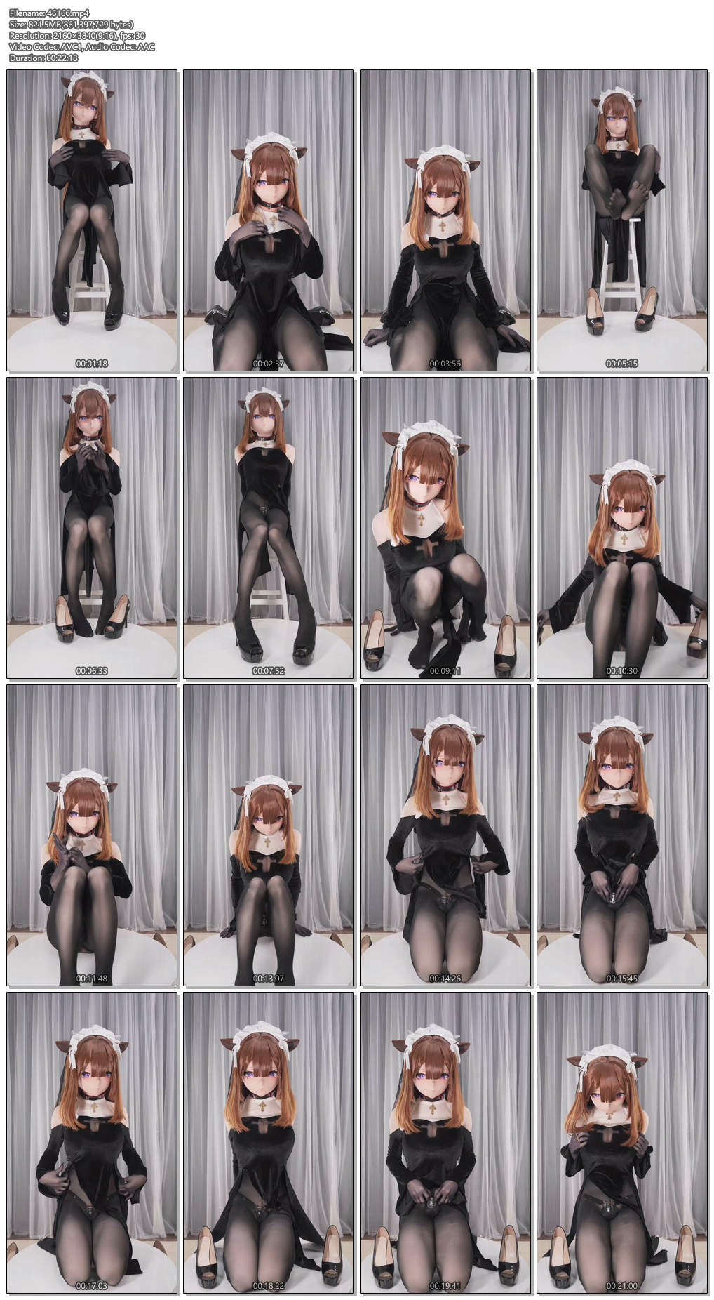 图片[1]-【zentai】性感黑丝娃娃，这双美腿真是绝了 - 视频-5元站-视频-5元站