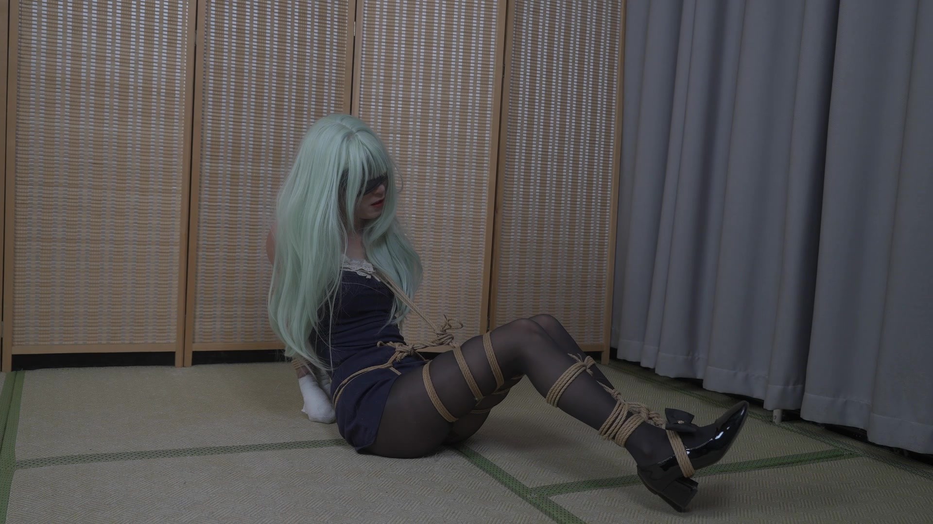 图片[1]-【象人工作室】嗷嗷-直臂并肘，蛇缚，驷马，地面挣扎！ - 视频-5元站-视频-5元站