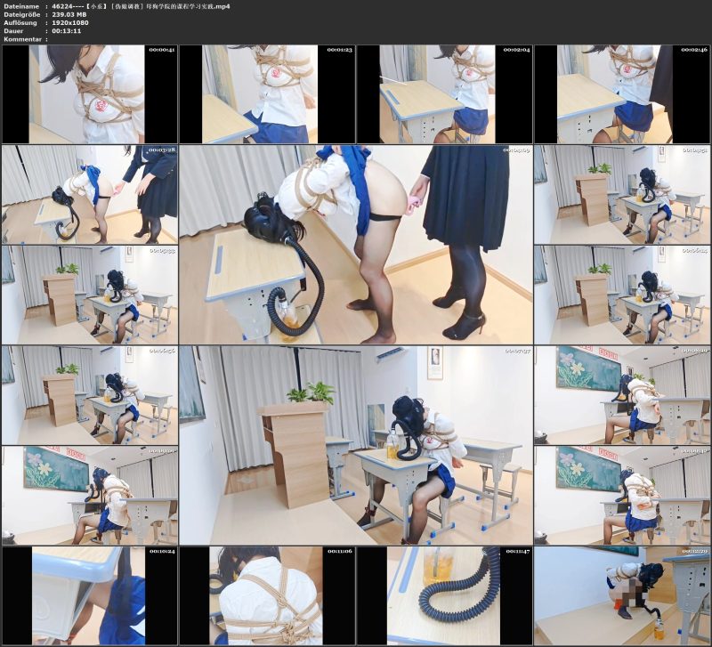 【小系】［伪娘/调教］母狗学院的课程学习实践-视频-5元站