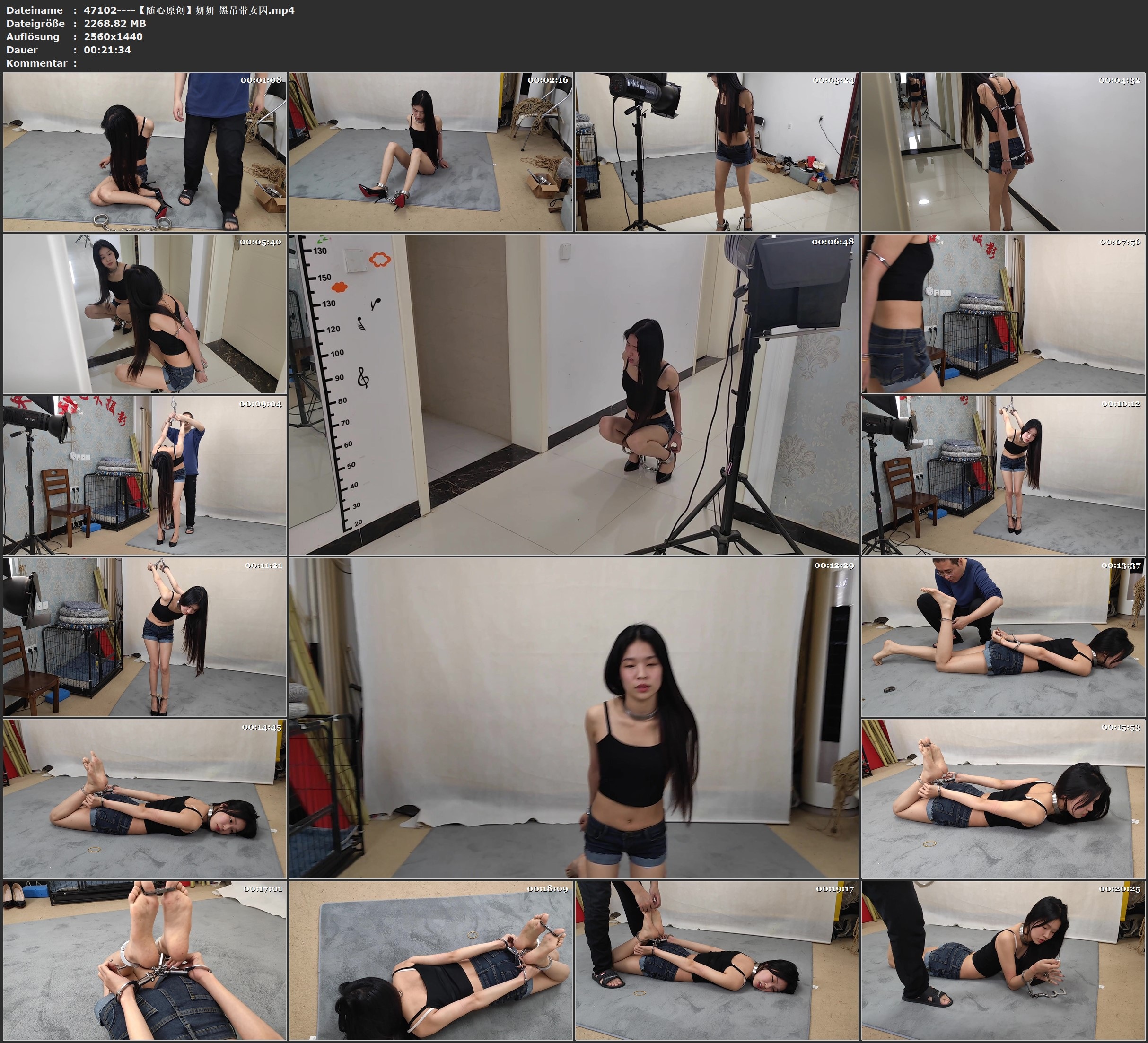 图片[3]-【随心原创】妍妍 黑吊带女囚 - 视频-5元站-视频-5元站