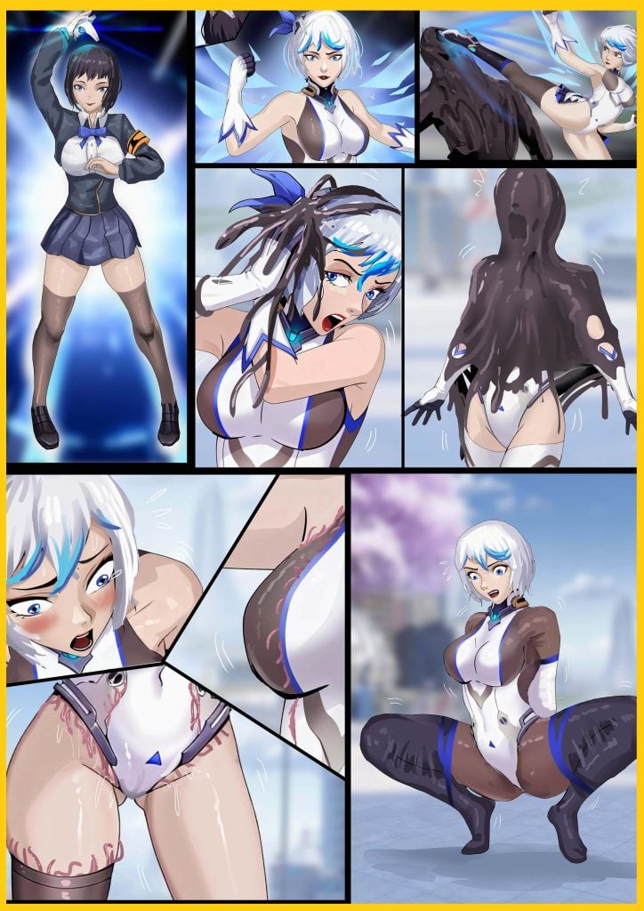 《魔法少女希依—变身的陷阱》美少女对决魔物 却被特殊的陷阱捆绑 粘液包裹 触手改造 强制全包 绝对精彩纷呈~-5元站