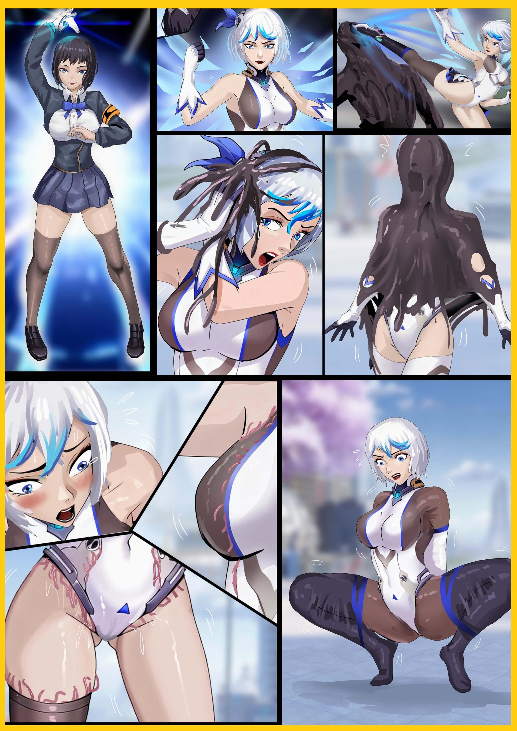 图片[1]-[King]《魔法少女希依—变身的陷阱》美少女对决魔物 却被特殊的陷阱捆绑 粘液包裹 触手改造 强制全包 绝对精彩纷呈~ - 5元站-5元站