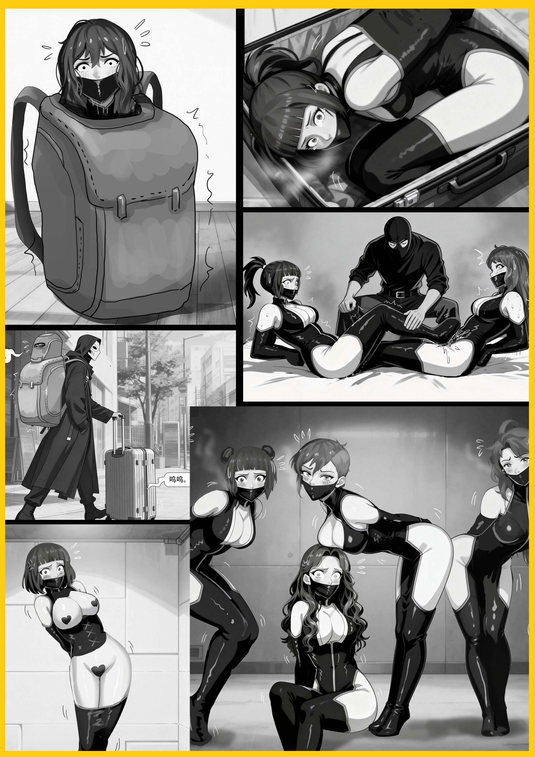 图片[1]-[King] 《无解束缚裙03-缚影囚笼》特制拘束服锁住自由与呼吸 精密机关锁住毕生自由，地下工厂的秘密 数十个美女的痛苦呻吟 - 5元站-5元站