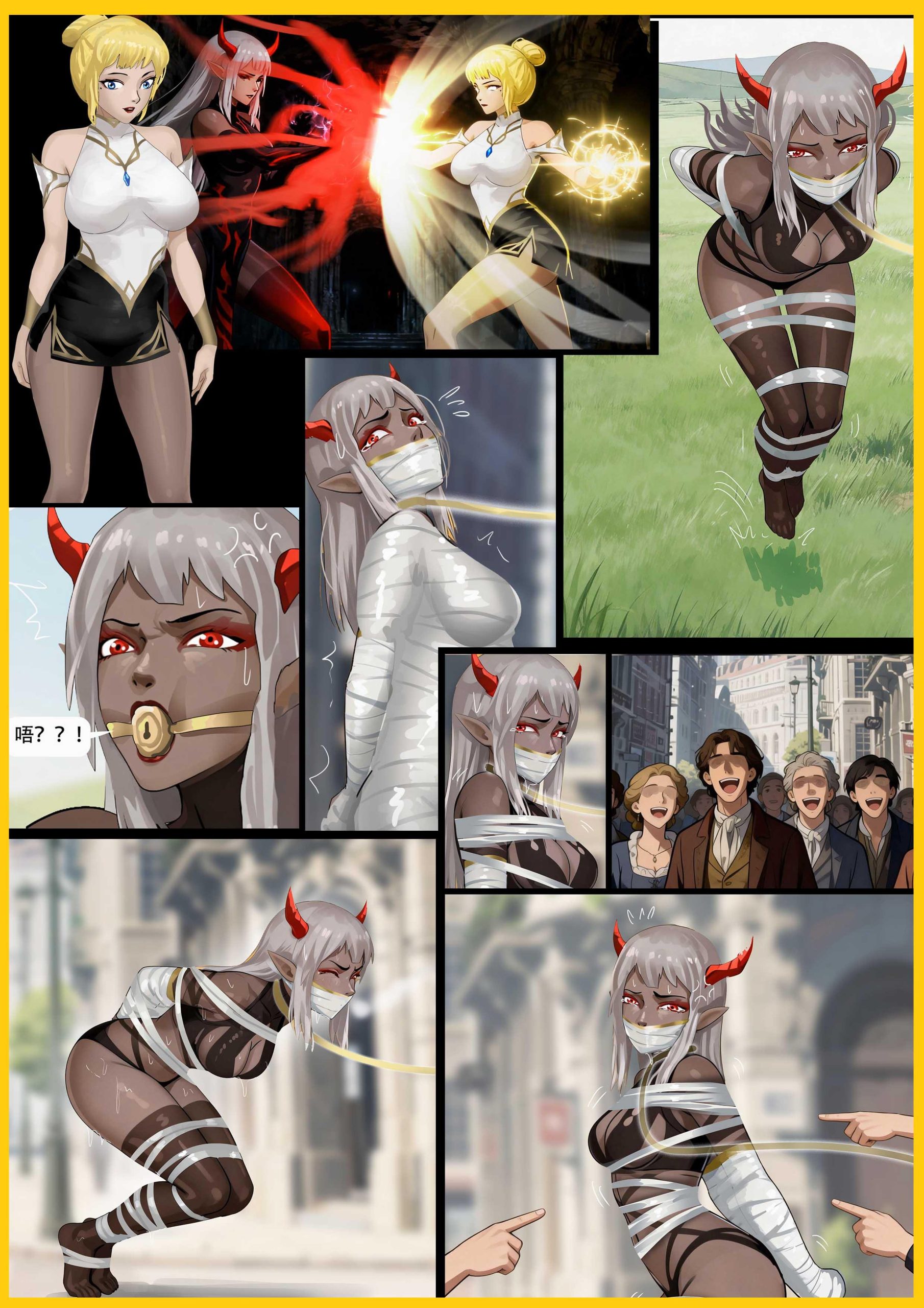 图片[1]-[King]《猜错主角—伪圣囚魔姬》套路颠覆 魔族强者擒获 缠成粽子游街售卖 昔日魔主 如今成任人指点的屈辱货 - 5元站-5元站