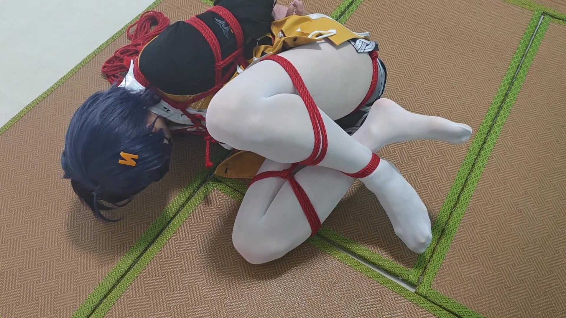 图片[1]-【楚鸽BGM】玲妹团缚挣扎。被按头强制口角，满脸白浊 - 视频-5元站-视频-5元站