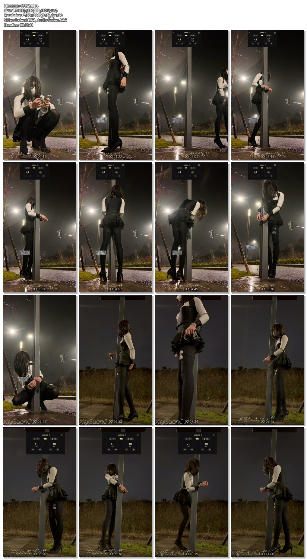 图片[1]-【Sub咔咔】户外雨天铐在路牌上郊狼电击SubM - 视频-5元站-视频-5元站