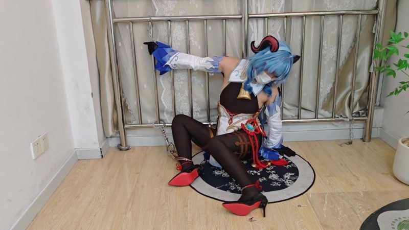 【苏苏】甘雨镣铐锁链放置挣扎逃脱挑战-视频-5元站