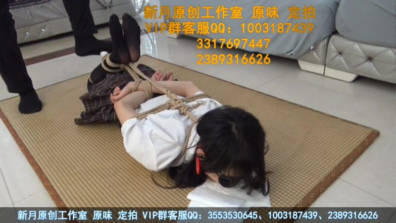 【新月原创】【琳媚】黑丝JK 大字TK挠全身 驷马口球棒棒继续玩脚不给她休息-视频-5元站