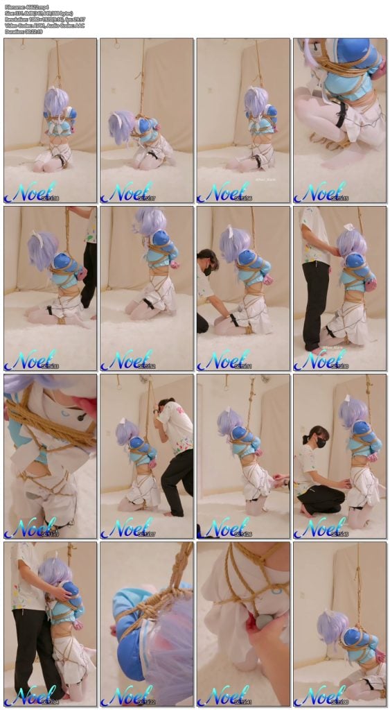 【Noel】蔚蓝档案-阿罗娜cos_2 日式紧缚+半吊缚+电击+gc+放置挣扎-视频-5元站