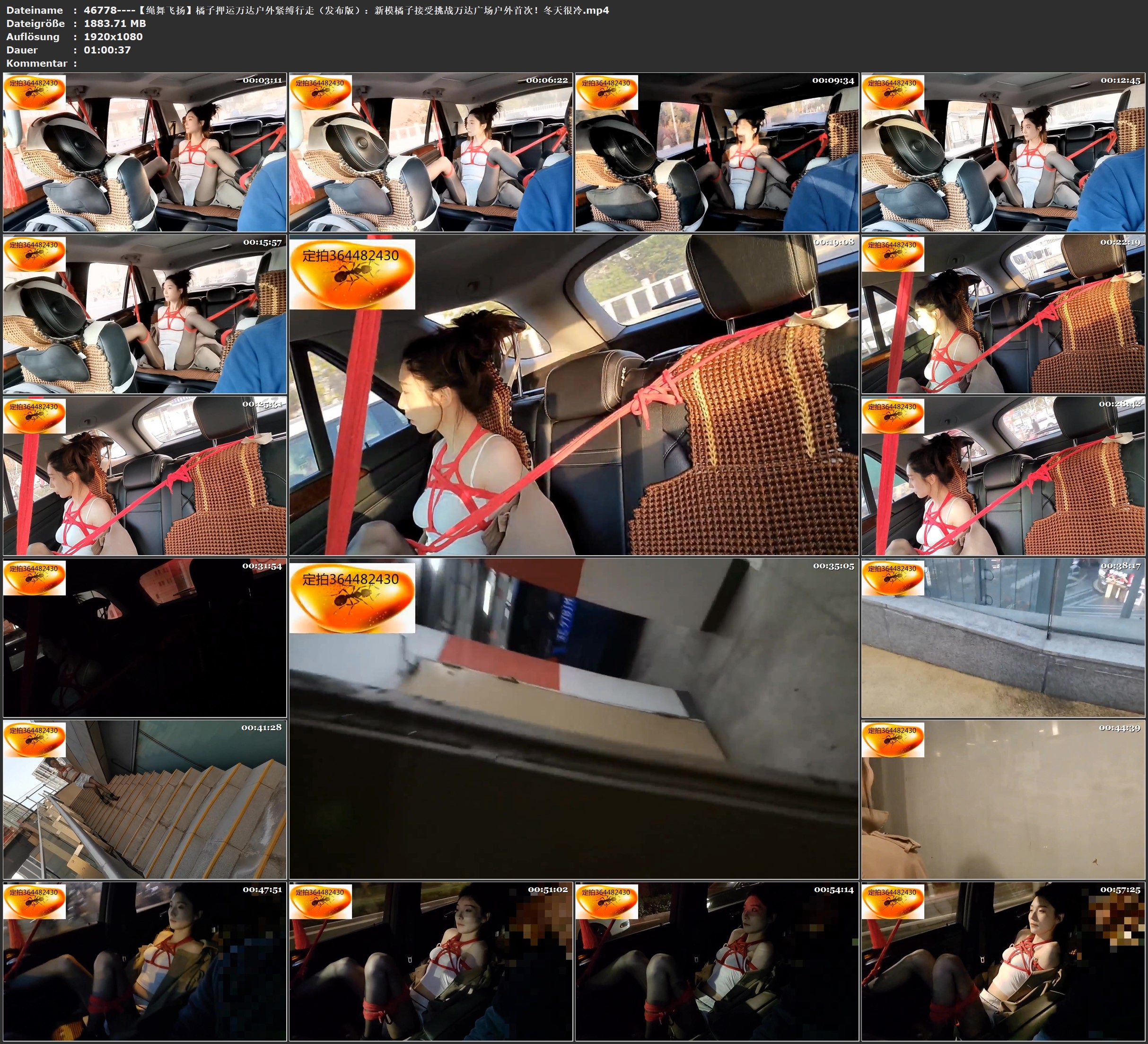 图片[3]-【绳舞飞扬】橘子押运万达户外紧缚行走（发布版）：新模橘子接受挑战万达广场户外首次！冬天很冷 - 视频-5元站-视频-5元站