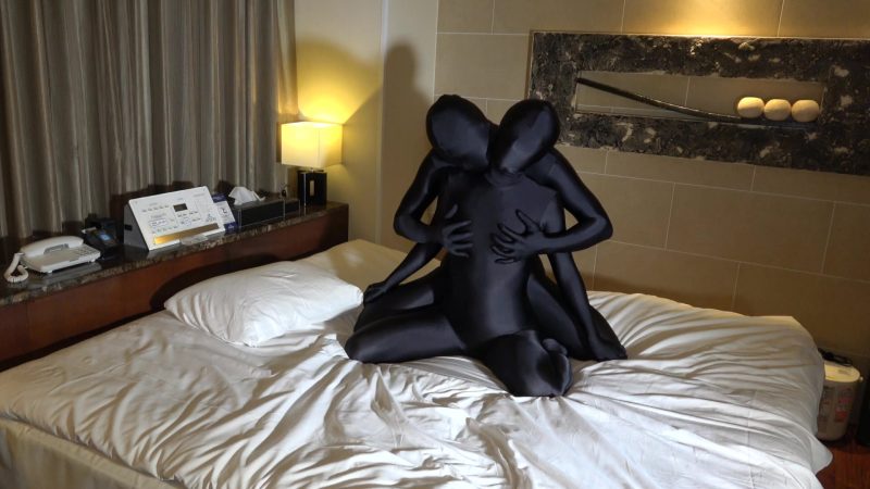 【zentai】黒ゼンタイスリスリ&事後行為-视频-5元站