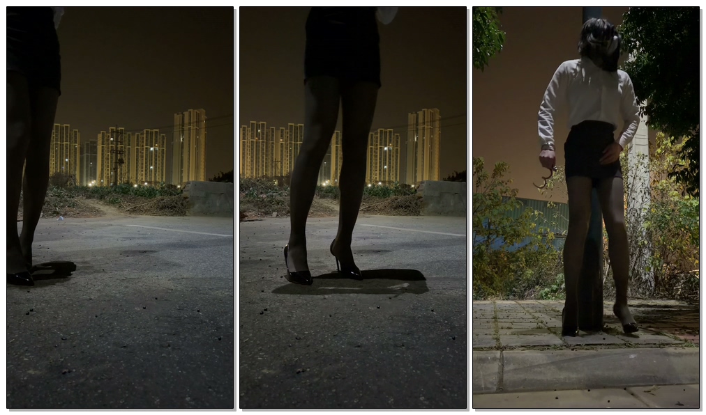 图片[1]-【Sub咔咔】OL背铐在路灯下 帆布鞋换高跟SubM - 视频-5元站-视频-5元站