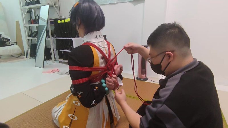 【楚鸽BGM】传奇绳匠的后手缚日式捆绑全过程-视频-5元站