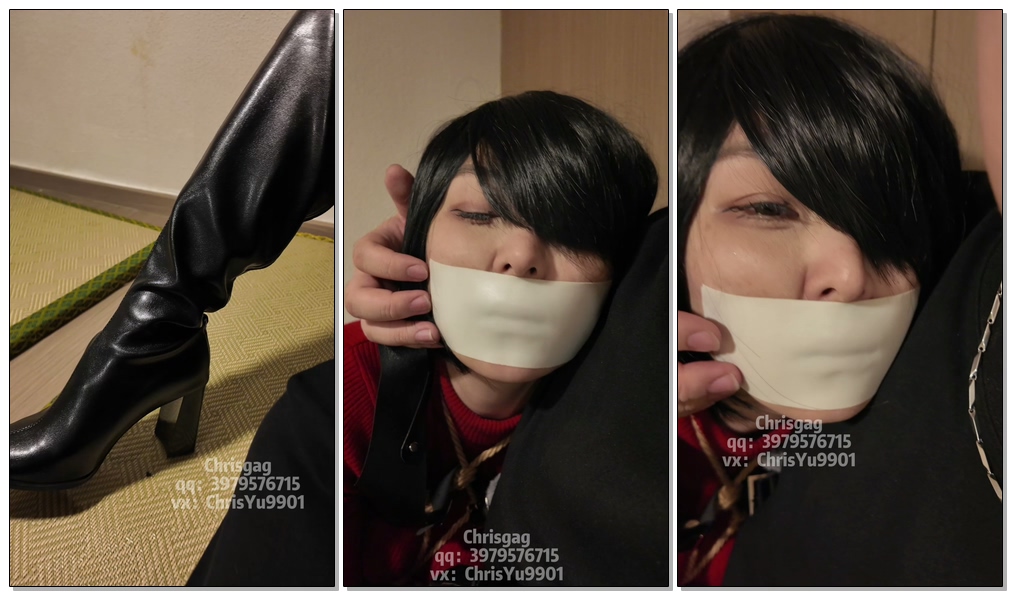 图片[1]-【Chrisgag】欲求不满的Ada-龟甲缚胶带封嘴腿手动墙高 - 视频-5元站-视频-5元站