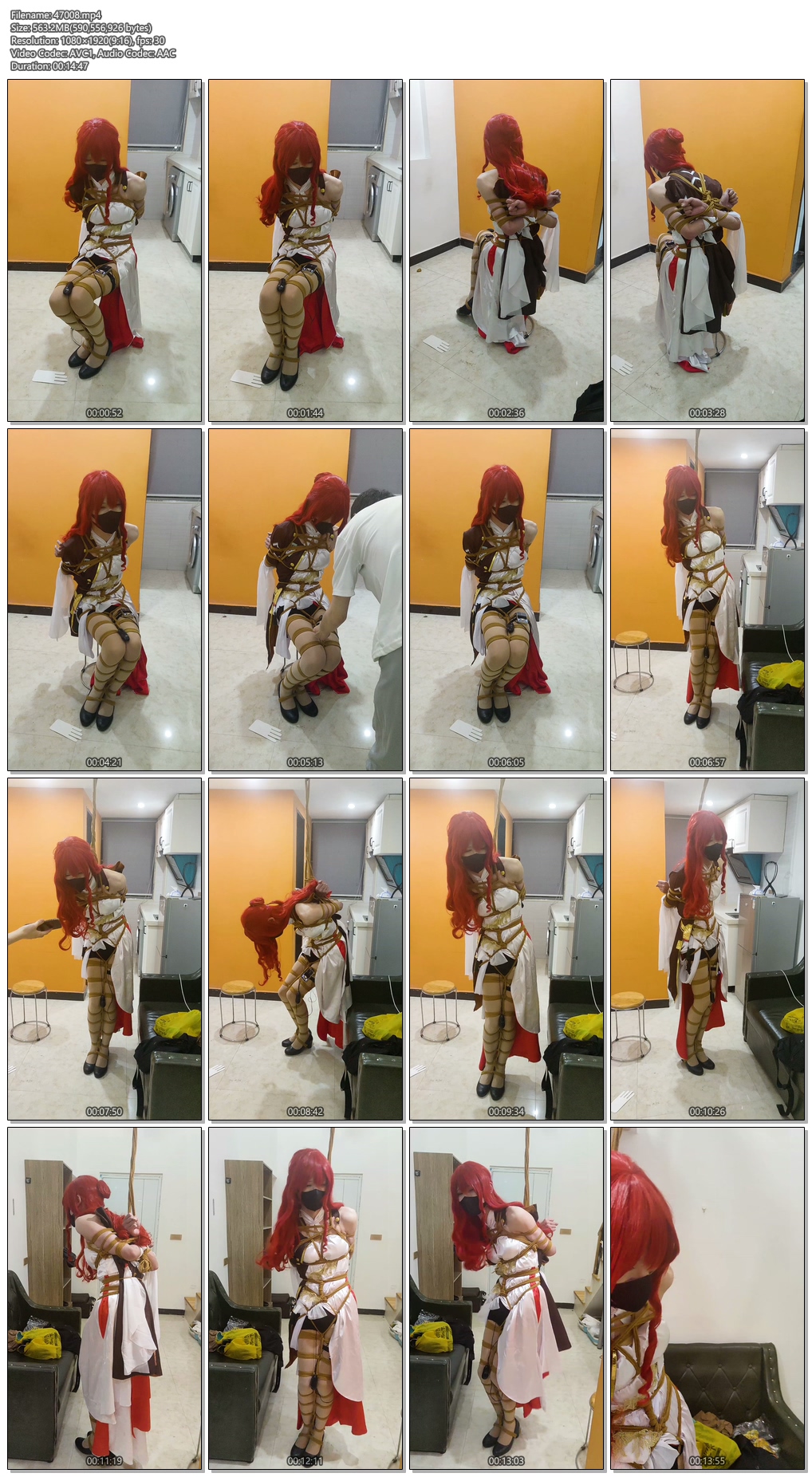 图片[2]-【此间鸽者】cos崩铁姬子，郊狼+吊缚+训练器tk - 视频-5元站-视频-5元站