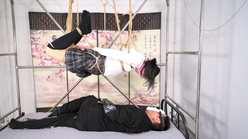 【撒琅】如何防止睡觉时滴落一脸口水--刑床、JK、悬吊、戒尺、TK、口球、鞭打-视频-5元站