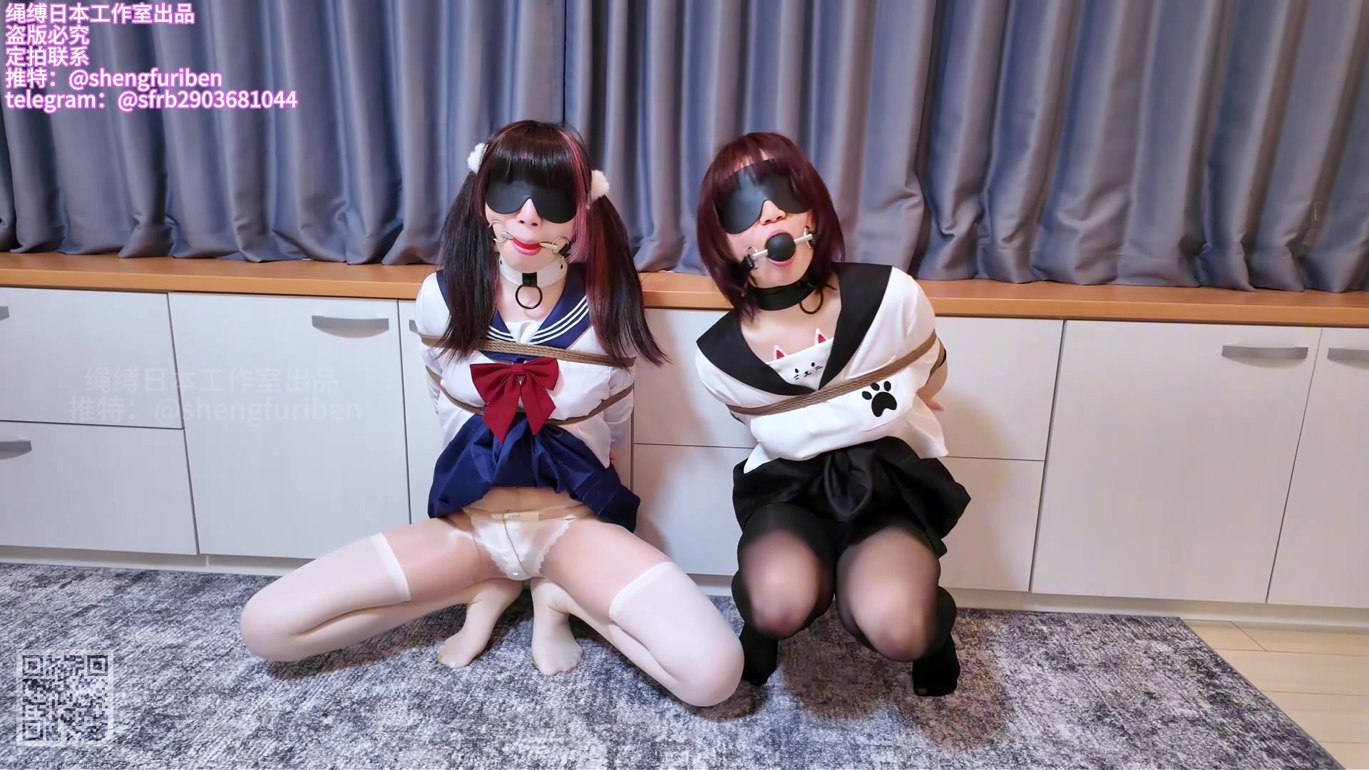 图片[1]-【绳缚日本】「双人JK剧情」「街头绑架后的DID窒息！」双人啵啵贝❕强高、痛感、窒息挑战❕日式紧缚➕秒潮神器➕驷马➕口球➕电击➕暴力tk，sp➕无限制强高，超高质量撸点满满！！ - 视频-5元站-视频-5元站